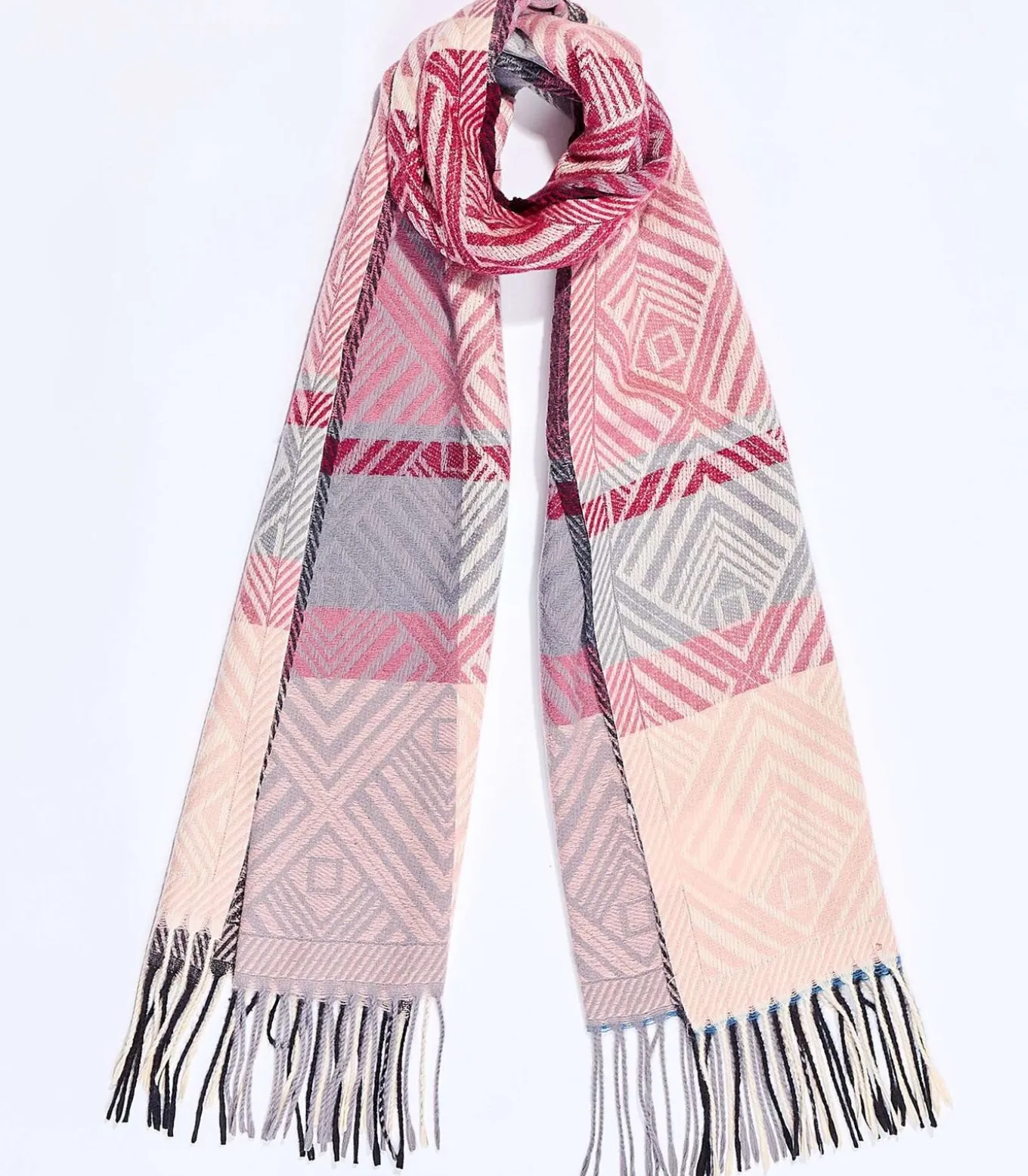 Gebreide rechthoekige sjaal BELLY