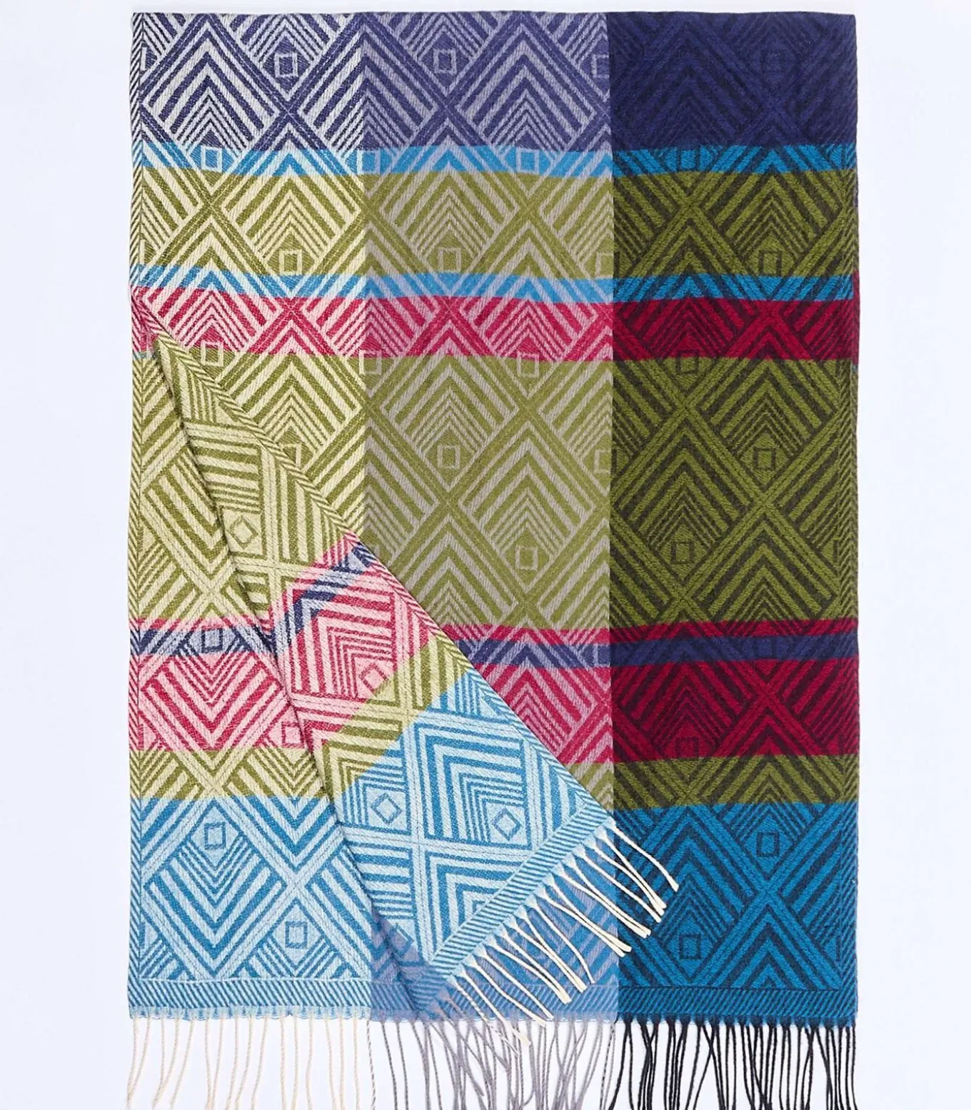 Gebreide rechthoekige sjaal BELLY