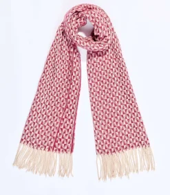 Gebreide rechthoekige sjaal GEO