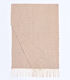 Gebreide rechthoekige sjaal GEO