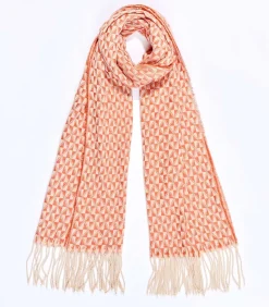 Gebreide rechthoekige sjaal GEO