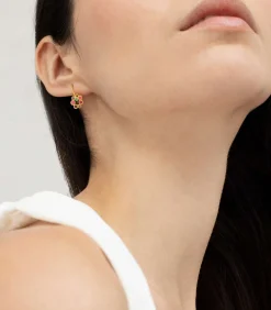 Gehaakte gouden oorbellen Candy Colours