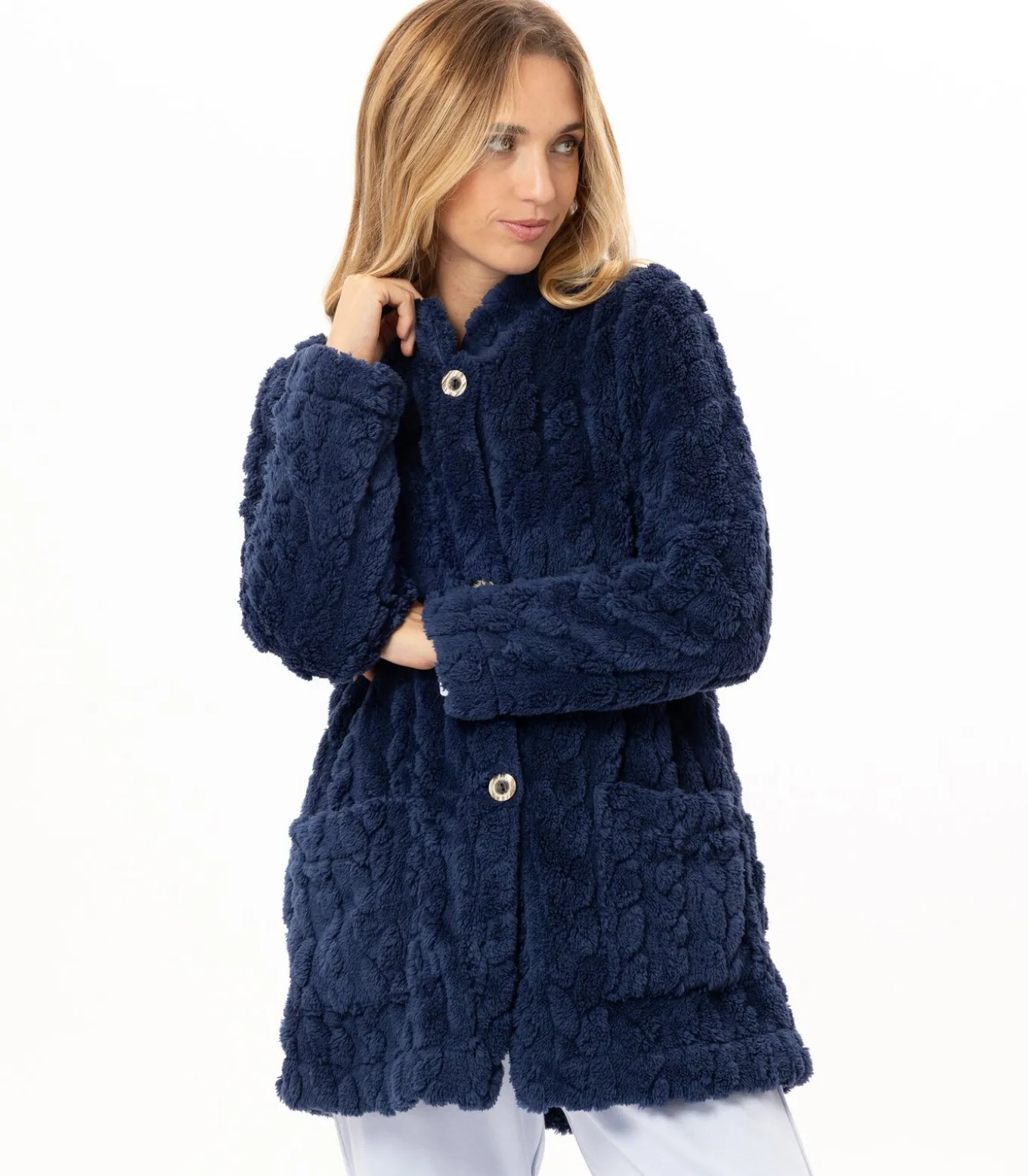 Geknoopt jasje met gevlochten effect ESSENTIEL 174