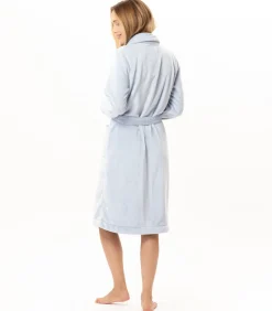 Geknoopte kamerjas van pluche flanel ESSENTIEL H51B