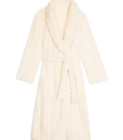 Gekruiste badjas met gevlochten effect ESSENTIEL 160