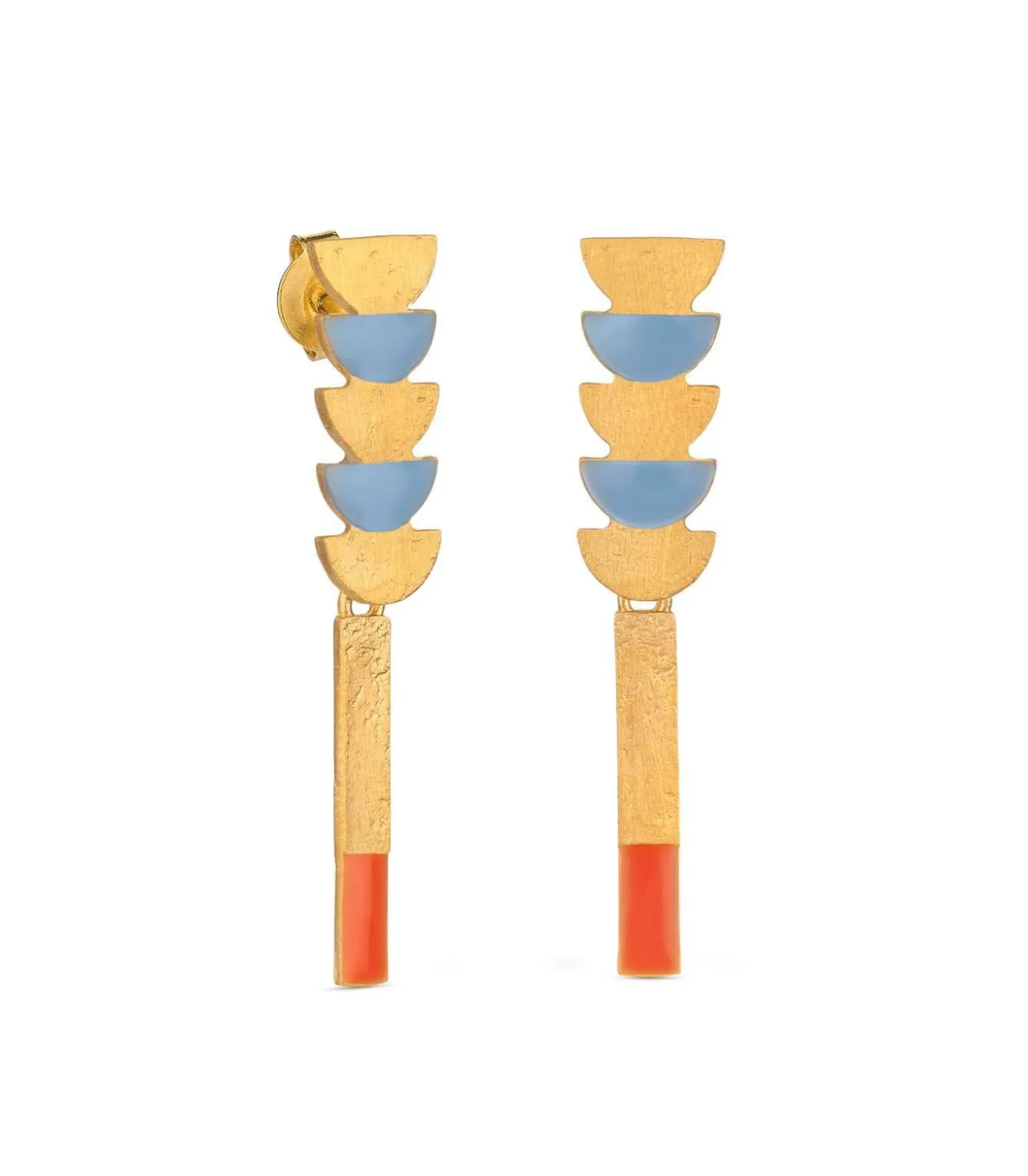 Geometrische en kleurrijke Somni oorbellen