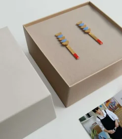 Geometrische en kleurrijke Somni oorbellen