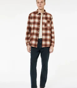 Geruite Flanellen Overhemd Lange Mouwen