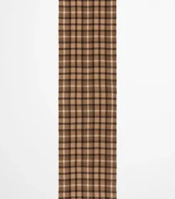 Geruite wollen sjaal