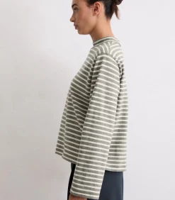 Gestreepte coltrui longsleeve regular