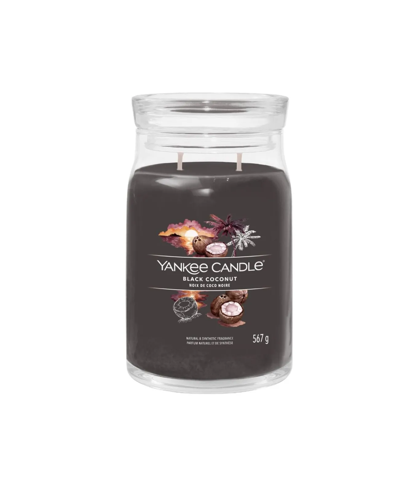 Geurkaars Black Coconut Signature Large Jar
