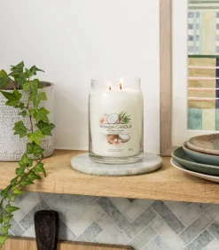 Geurkaars Coconut Beach Signature Large Jar