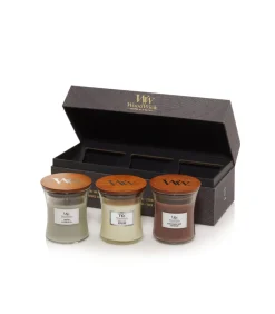 Geurkaars Deluxe Gift Set 3 Mini Candle Woody