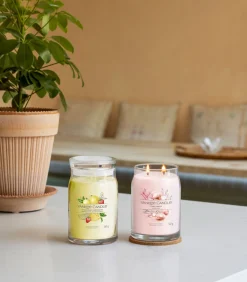 Geurkaars Pink Sands Signature Medium Jar