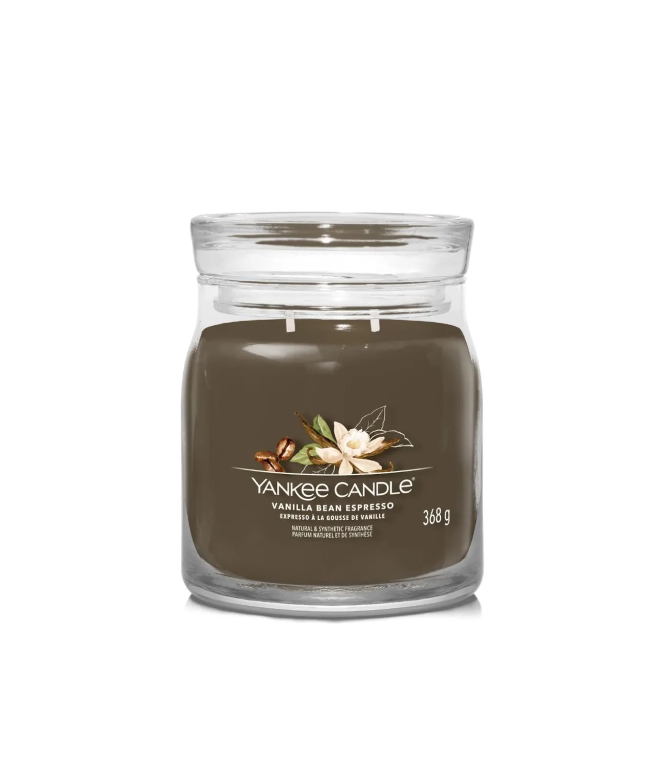 Geurkaars Vanilla Bean Espresso Signature Medium Jar