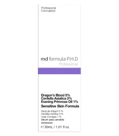 Gevoelige Huid Serum Dragon’s Blood 5%, Centella Asiatica 3%, Avond Primrose Olie 1% 30ml