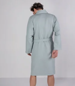 Gewafelde Badjas Sea Green
