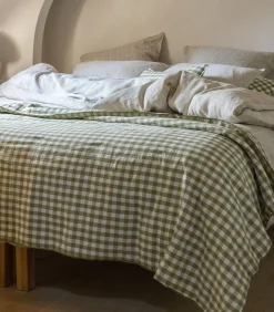 Gewatteerde plaid van katoen en linnen, PASSIE VOOR VICHY