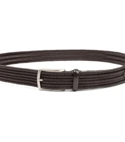 Geweven Riem Donkerbruin