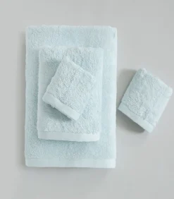 Gezichtshanddoek Solid 50x90 cm Lichtblauw