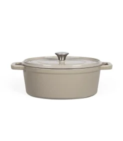 Gietijzeren ovale braadpan