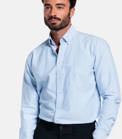 Giordano Brando Oxfod Overhemd – Lichtblauw