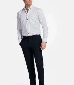 Giordano Ivy Bloemenprint Overhemd – Navy