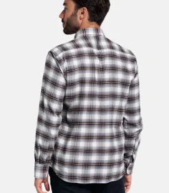 Giordano Loretto Flanel Overhemd – Donkerbruin