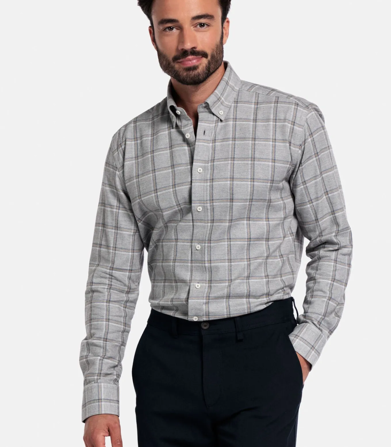 Giordano Loretto Overhemd – Soft Grey