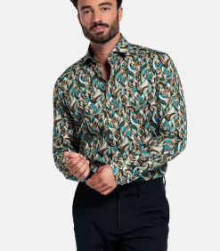 Giordano Maggiore Overhemd - Groen