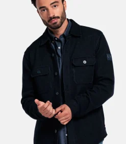 Giordano Taranto Overshirt – Navy