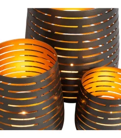 Gladys - Theelichthouder - Zwart