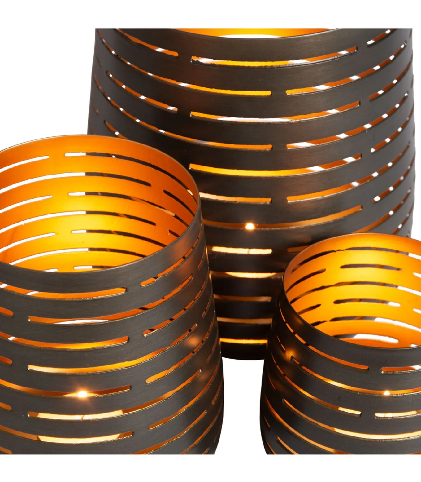 Gladys - Theelichthouder - Zwart