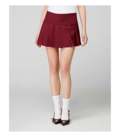 Gonna Corta Pantaloncino A Pieghe