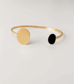Gouden en zwarte armband Miró Jewelry