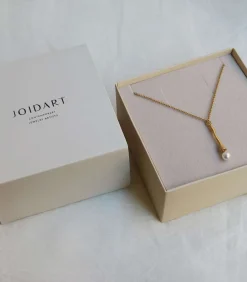 Gouden ketting Eclat met witte parel