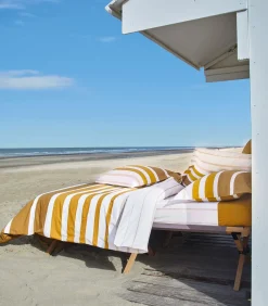 GRAND LARGE Ocre - Laken Perkaal Katoen