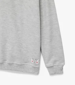 Grijs Basic Sweatshirt voor Jongens Lange Mouwen