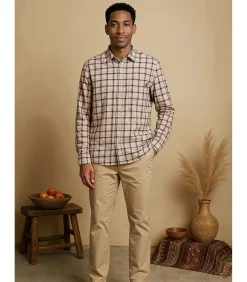 Grijs geruit overhemd voor heren