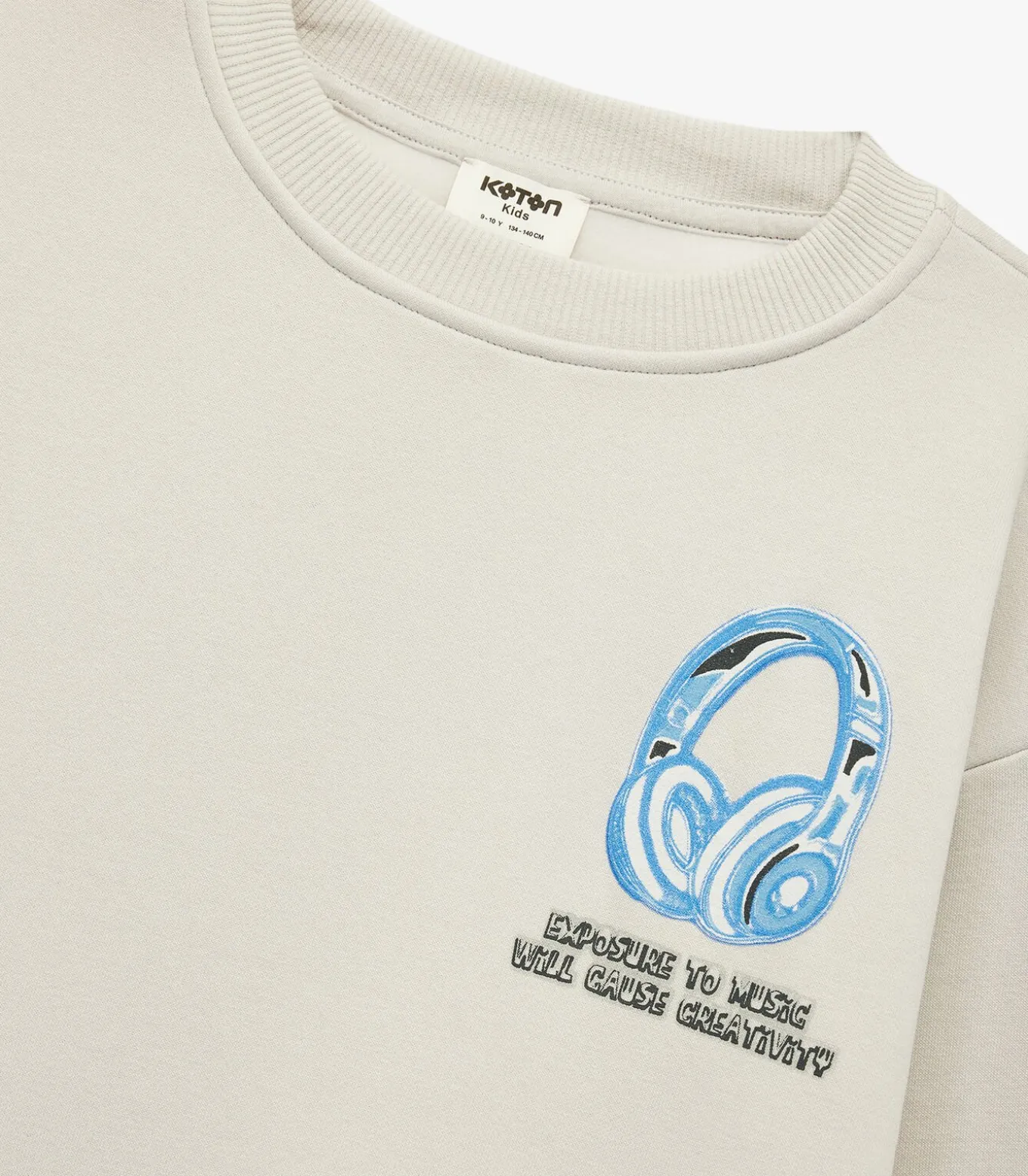 Grijs Jongens Sweatshirt Lange Mouwen Bedrukt