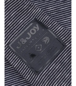 Grijze jongenssweater met kangoeroezak en opstaande kraag