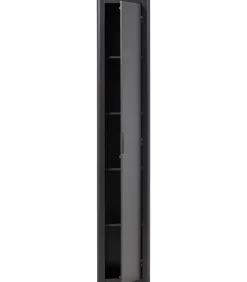 Gunnar Smalle Hoge Kast - Grenen - Matzwart - 217x45x39