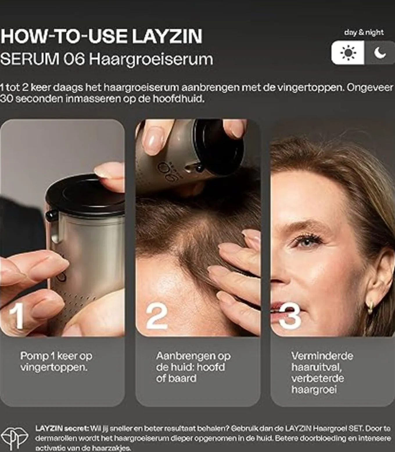 Haargroei Set minder haaruitval en meer haargroei