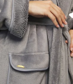 Halflange badjas Supersoft