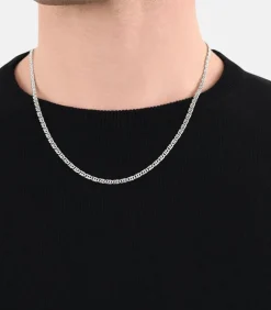Halsketting voor mannen en vrouwen, unisex, 925 Sterling zilver