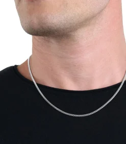 halsketting voor mannen en vrouwen, unisex, 925 Sterling zilver