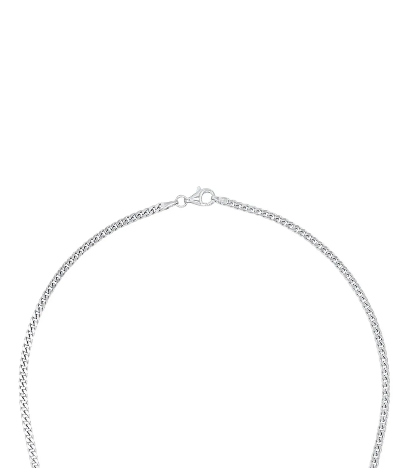 halsketting voor mannen en vrouwen, unisex, 925 Sterling zilver
