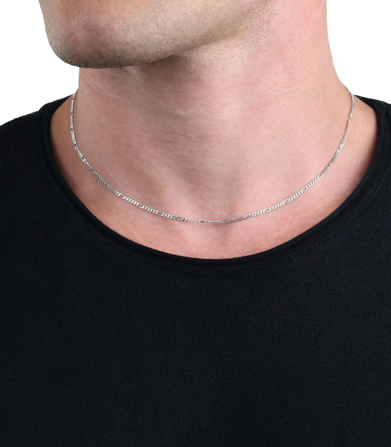 halsketting voor mannen en vrouwen, unisex, 925 Sterling zilver