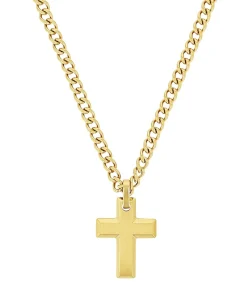 halsketting voor mannen, kruis van roestvrij staal