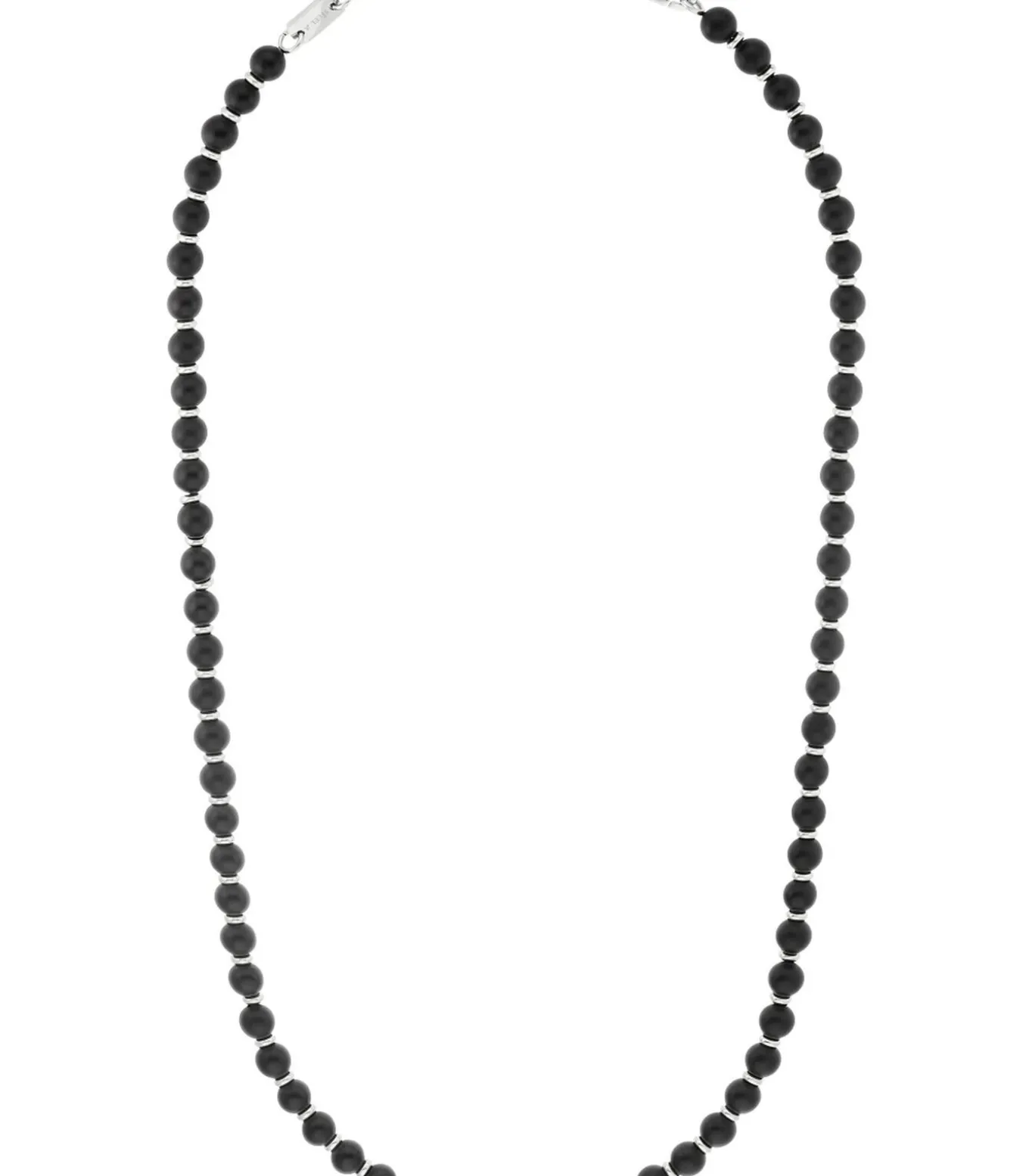 halsketting voor mannen, roestvrij staal, agaat